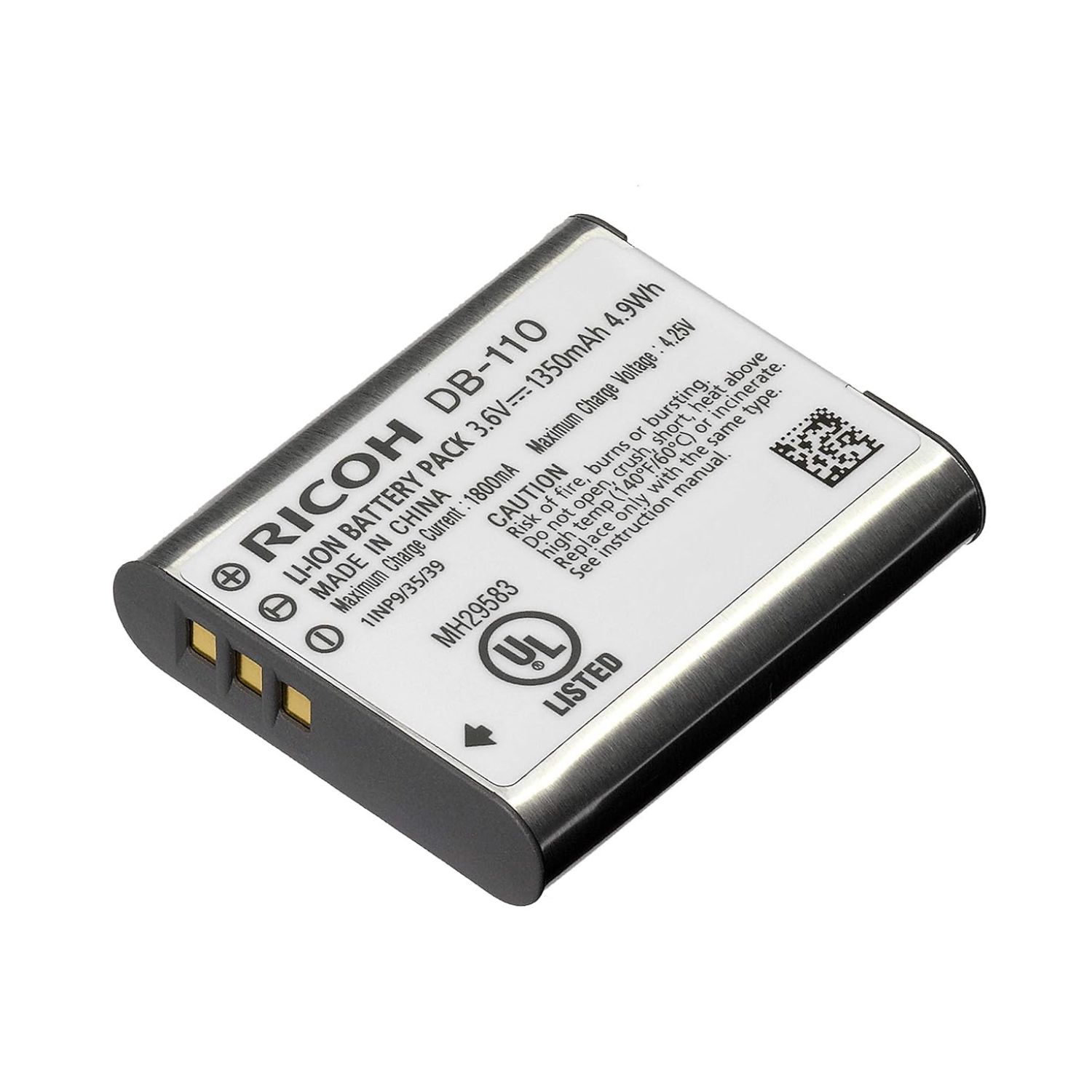 Ricoh DB-110 Rechargeable Lithium-Ion Battery - Online Buy in Mumbai, India